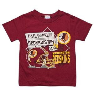 Vintage Kids 1980s Washington Redskins Tshirt Size 4T Commanders Garan